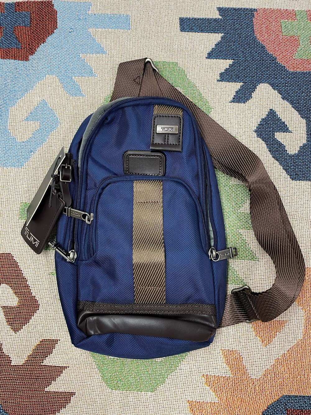 Tumi Alpha Bravo Compact Shoulder Bag - Navy